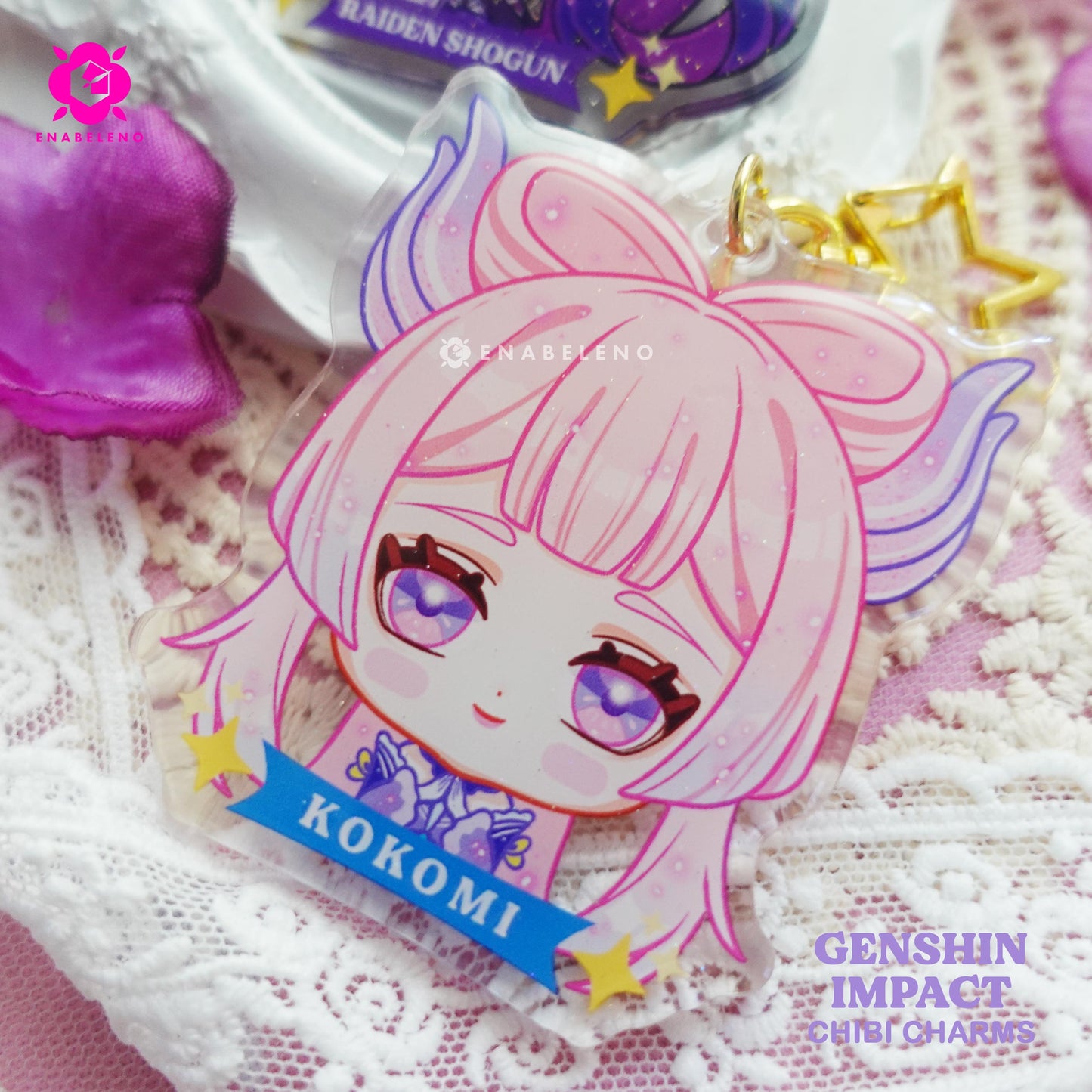 Inazuma Genshin Impact Chibi Acrylic Charms