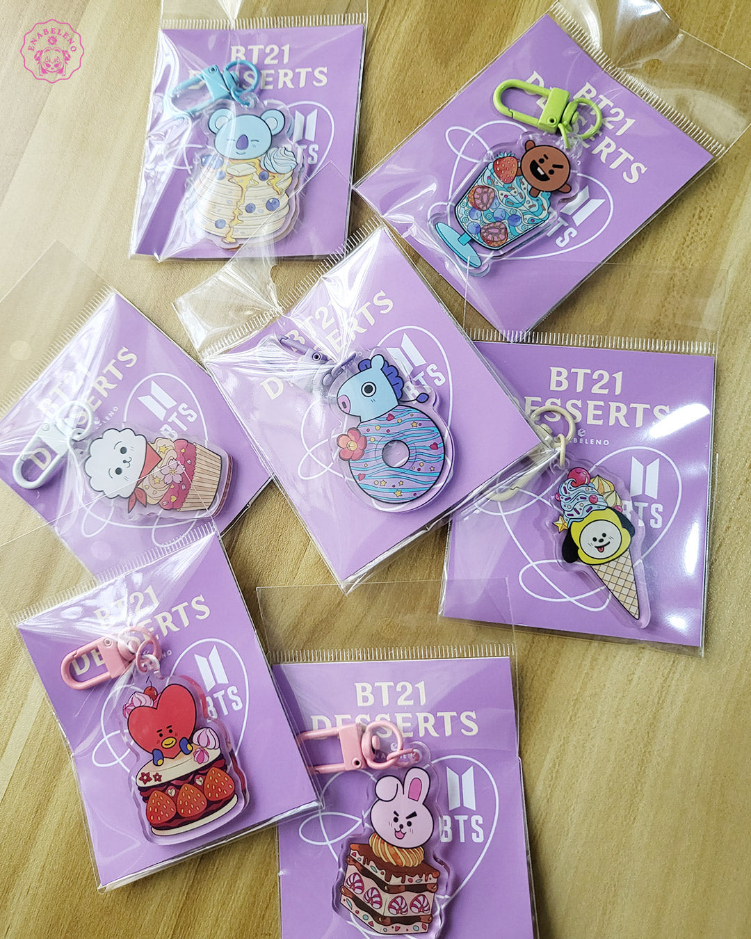 BTS BT21 Acrylic Charms