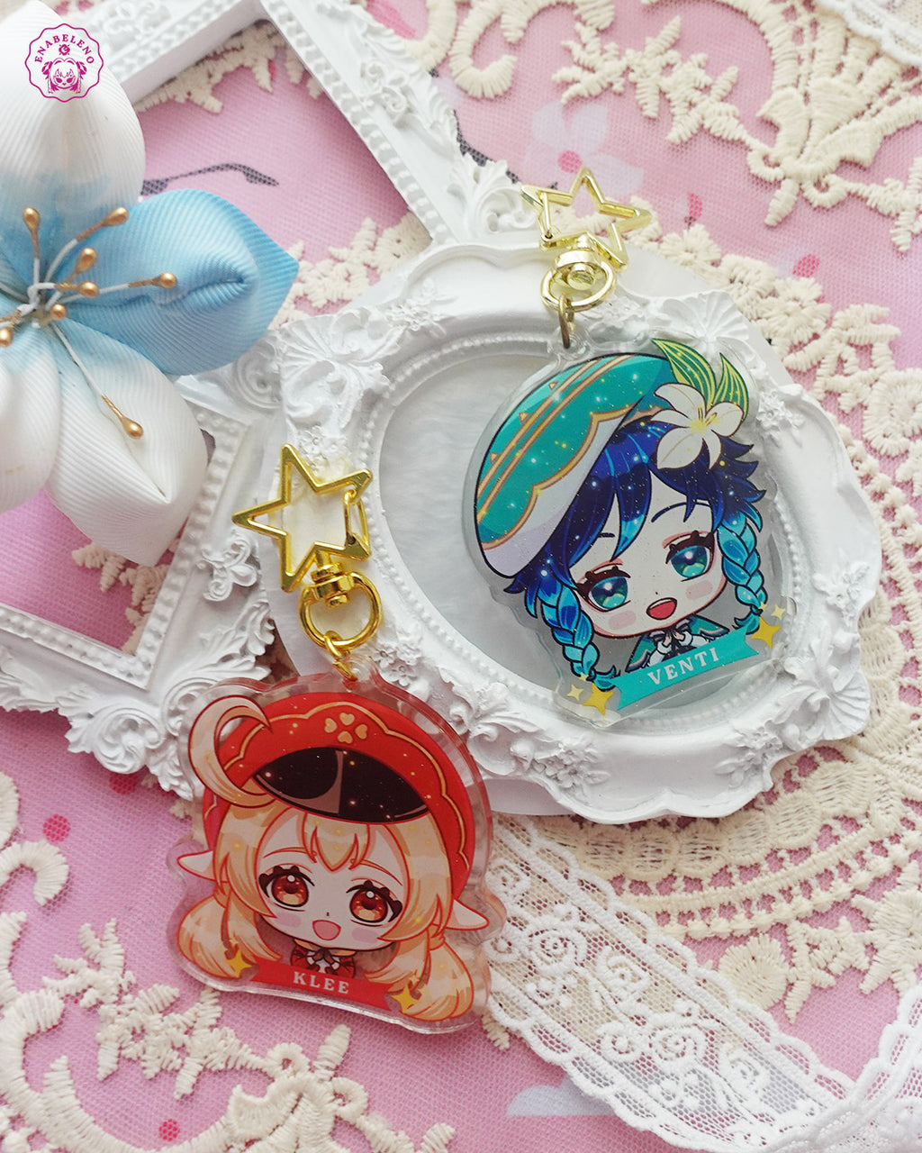 Mondstadt Genshin Impact Chibi Acrylic Charms