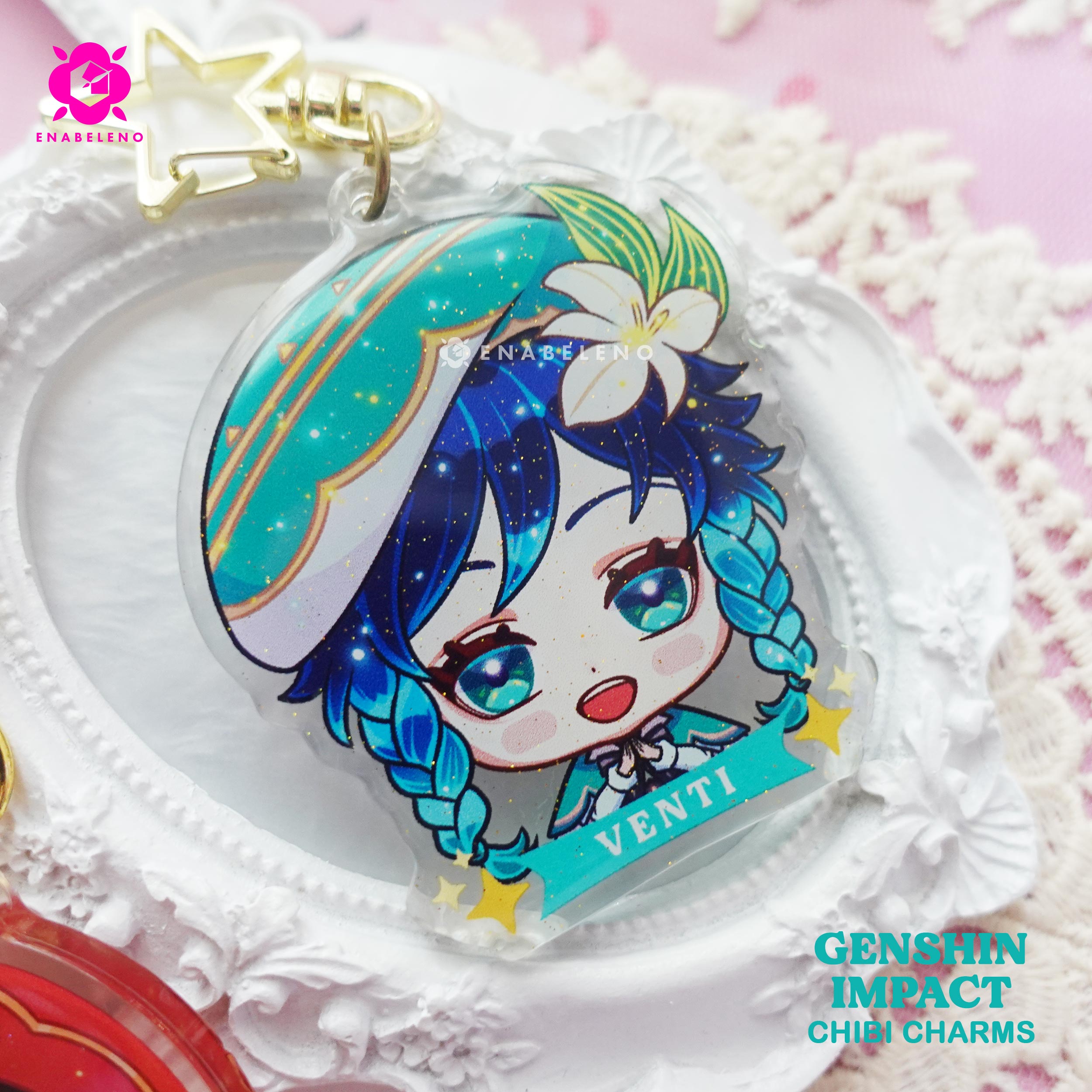 Mondstadt Genshin Impact Chibi Acrylic Charms