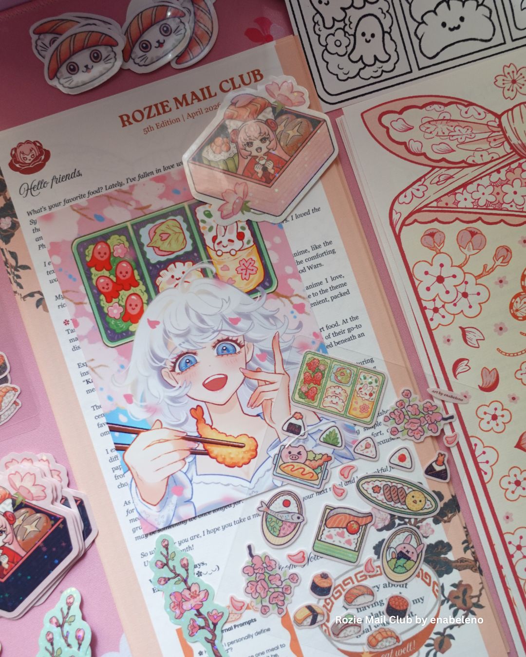 Apr 2026 - "Kawaii Bento" Catch Up Rozie Mail