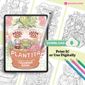 Plantita | Digital Coloring Pages