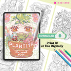 Plantita | Digital Coloring Pages