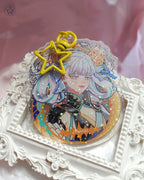 Cute Jinhsi resonator keychains inspired by the game Wuthering Waves. Best double side print keychain gift for Resonators and Kuro Games fans.