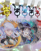 Cute resonator keychain inspired by the game Wuthering Waves characters. Best double side print keychain gift for Resonators and Kuro Games fans.