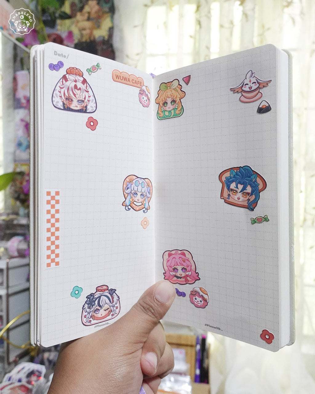 Wuthering Waves Cafe Sticker Sheet