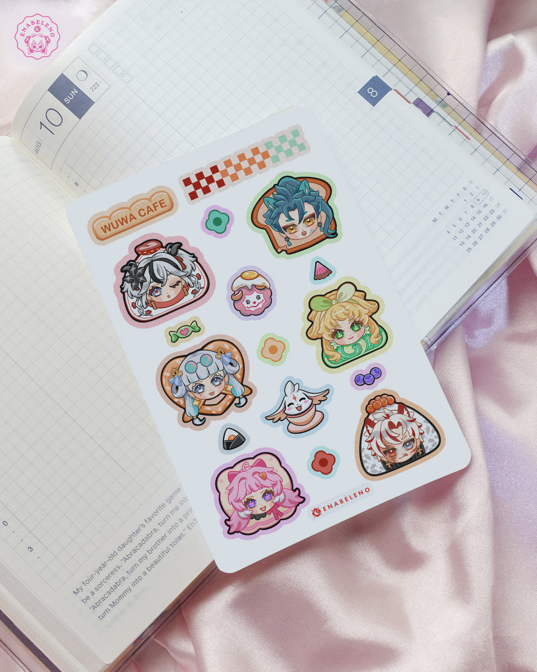 Wuthering Waves Cafe Sticker Sheet