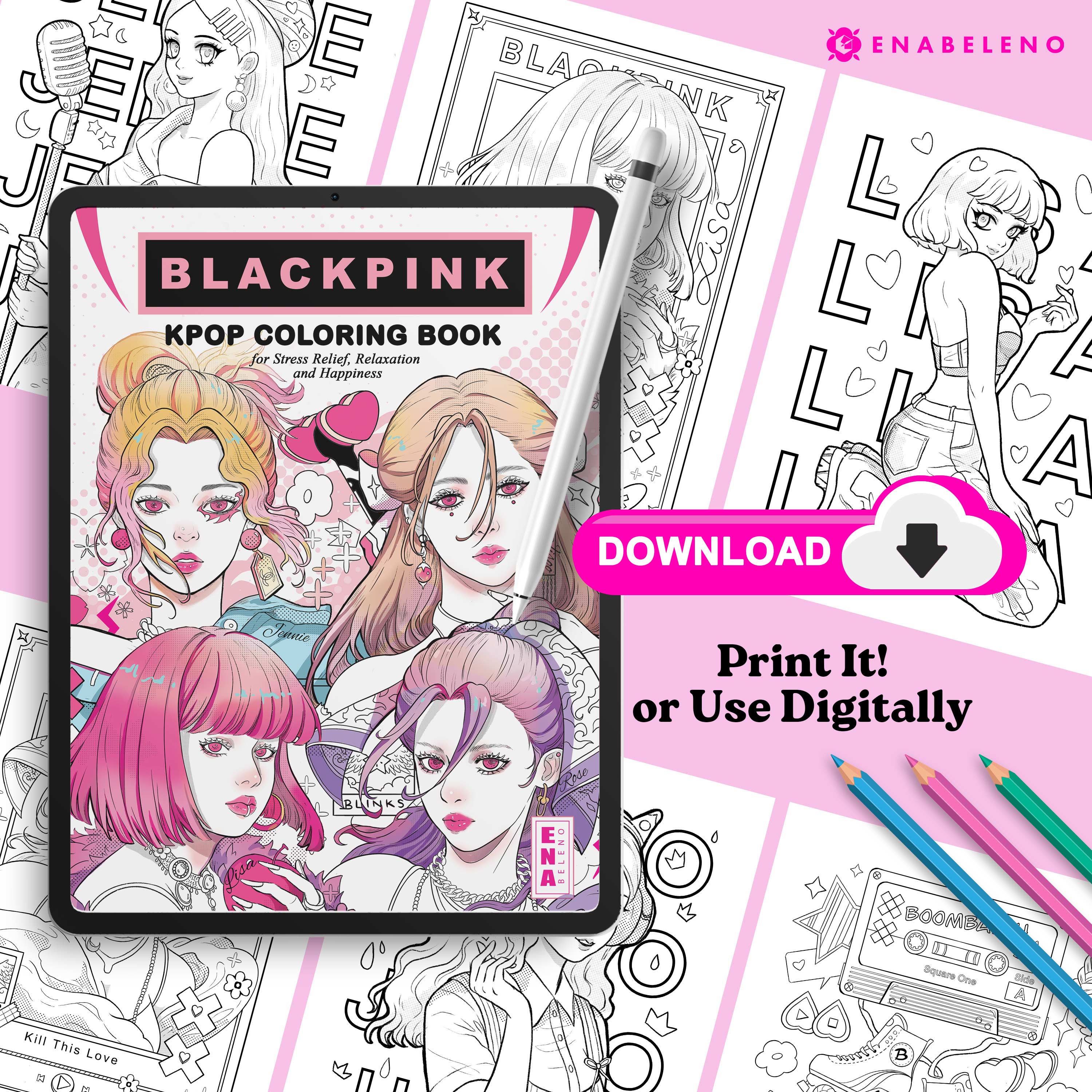 Blackpink | Digital Coloring Pages