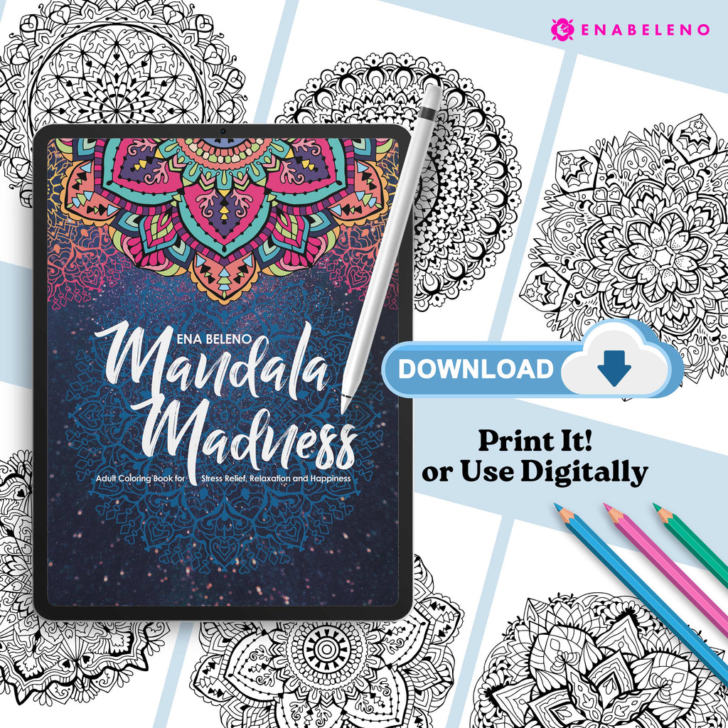 Mandala Madness | Digital Coloring Pages
