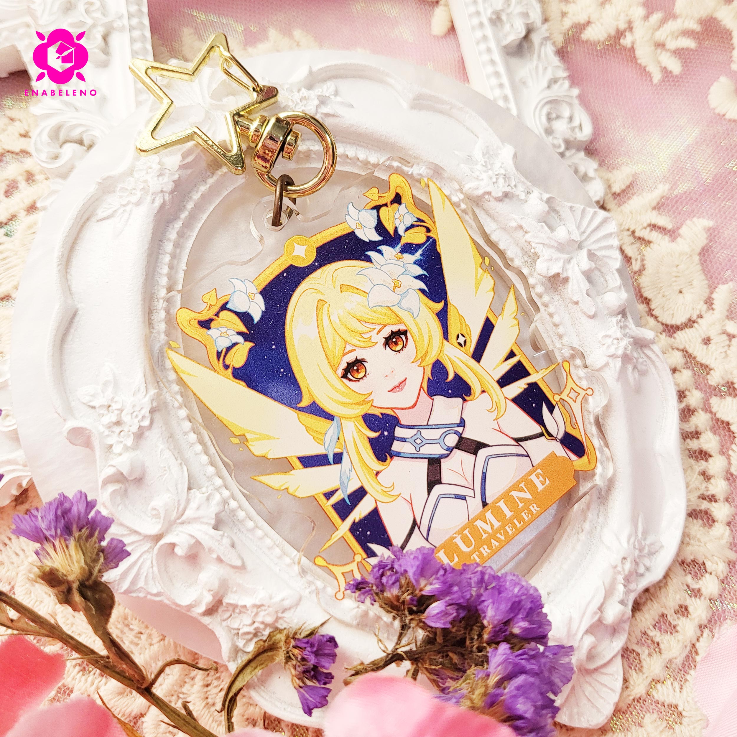 Lumine Aether Wings Acrylic Charms | Genshin Impact
