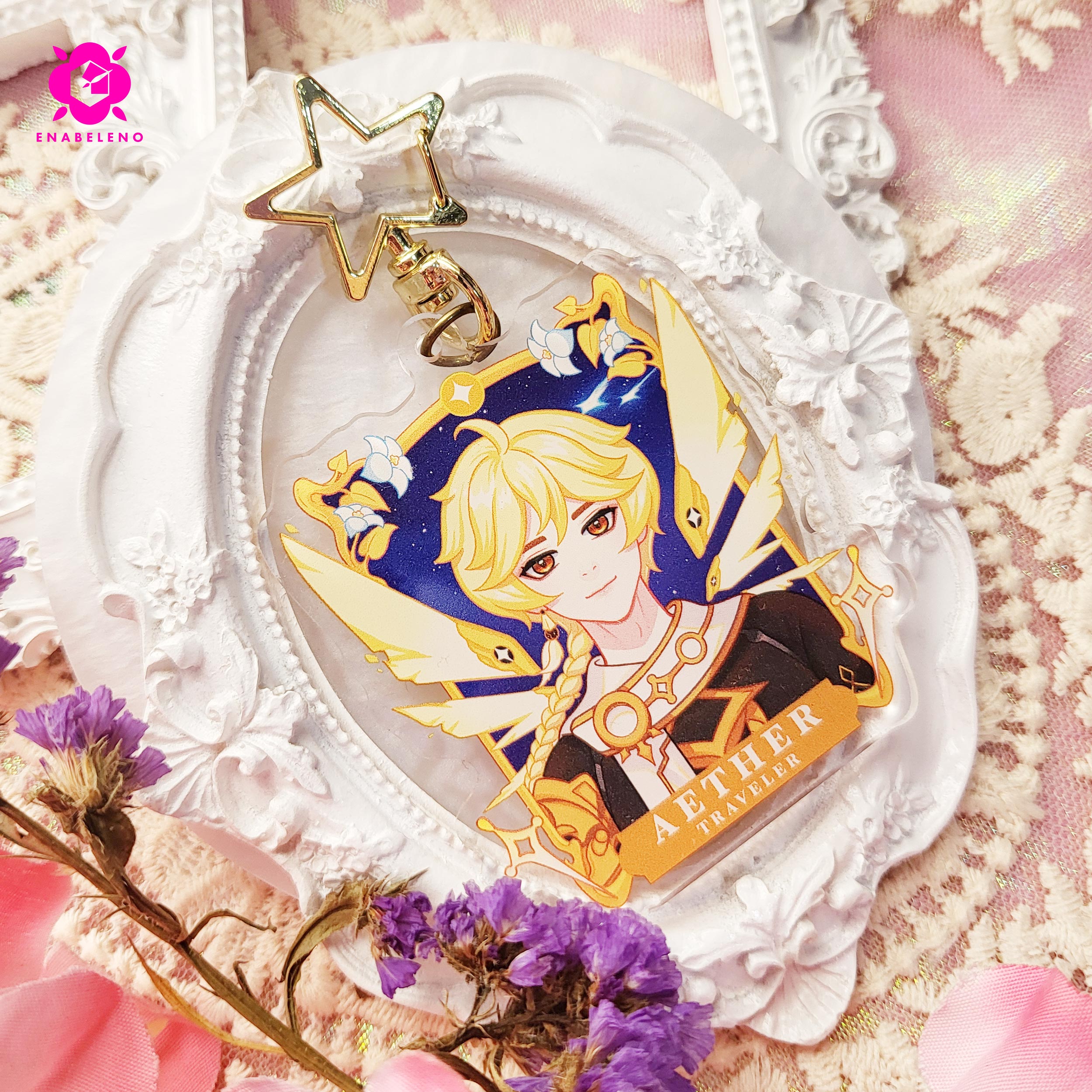 Lumine Aether Wings Acrylic Charms | Genshin Impact